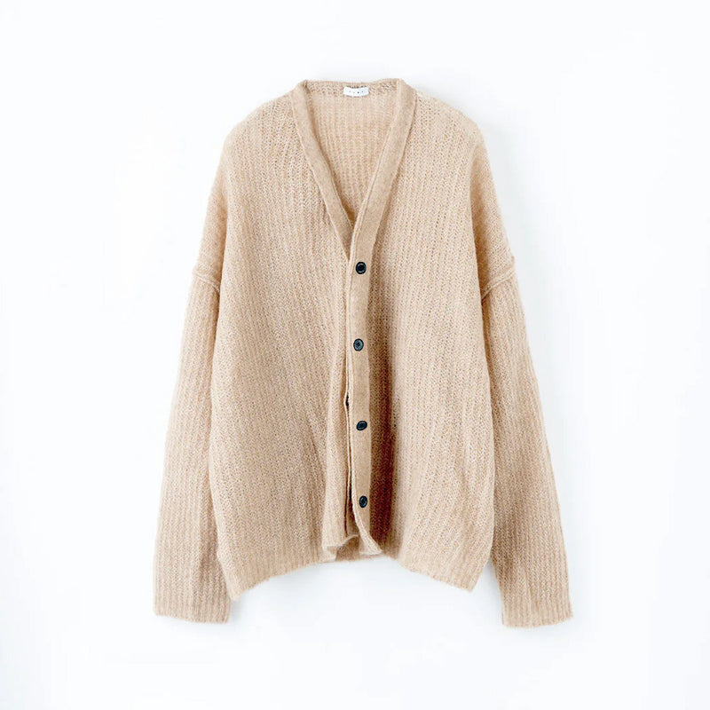 Name. / 2025aw MOHAIR KNIT CARDIGAN : INSIDE OUT