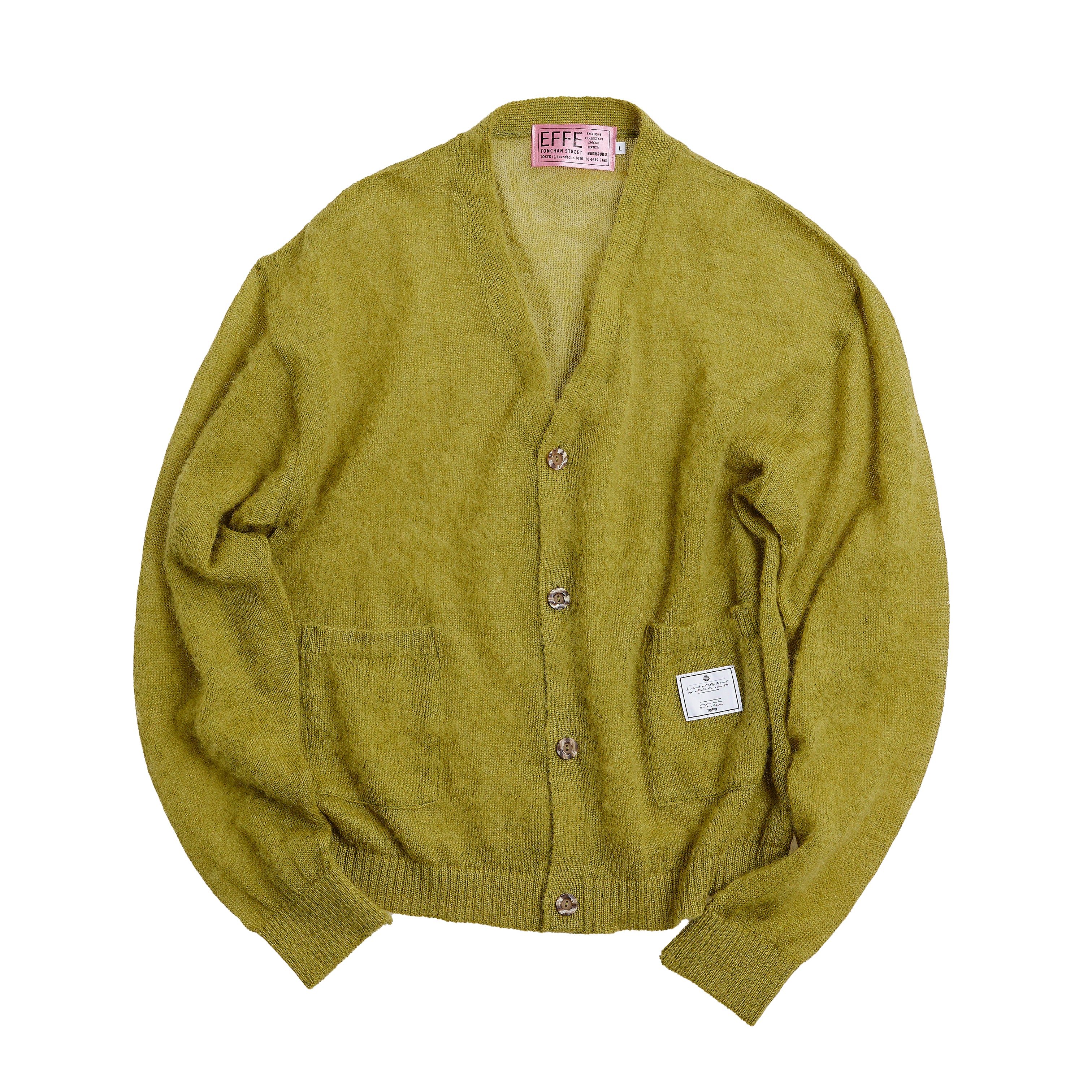 2026AW] EFFECTEN / 8G mohair cardigan – utility-harajuku-jp
