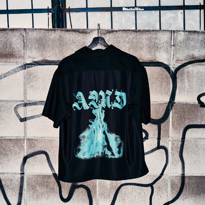 [limited] Asian Mad Dog /  Tiffany Flame Shirt - AMD Edition