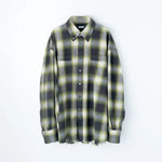 Name. / 25 aw COTTON FLANNEL OMBRE REGULAR SHIRT : CUT-OFF
