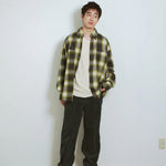Name. / 25 aw COTTON FLANNEL OMBRE REGULAR SHIRT : CUT-OFF