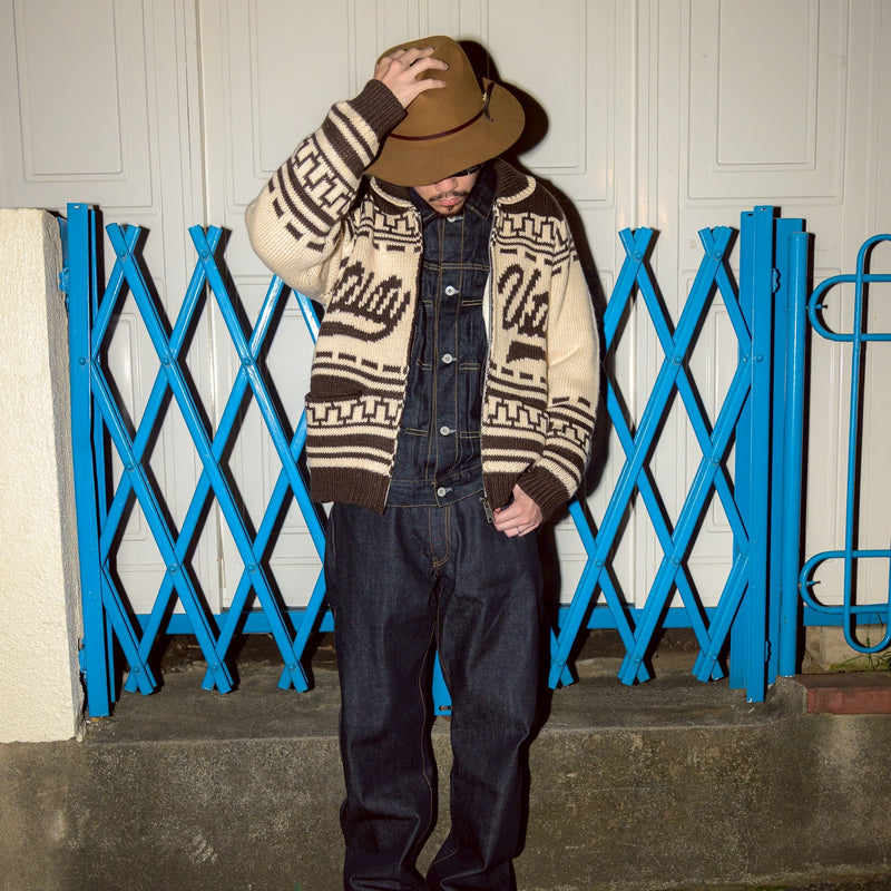 [2025 AW] EFFECTEN / Utility cowichan sweater