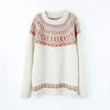 Name. / 2025aw WOOL NORDIC KNIT SWEATER : INSIDE OUT PATTERN