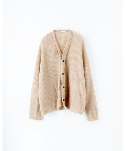 Name. / 2025aw MOHAIR KNIT CARDIGAN : INSIDE OUT