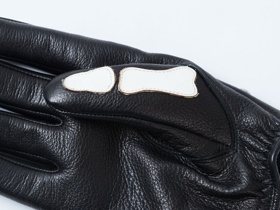2024aw] SEVESKIG / Ezo Deer Leather X-ray Gloves – utility-harajuku-jp