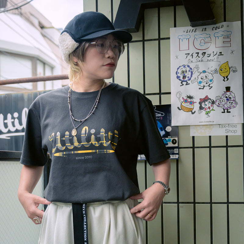 [15th limited] EFFECTEN / Utility Check Logo S/S Tee