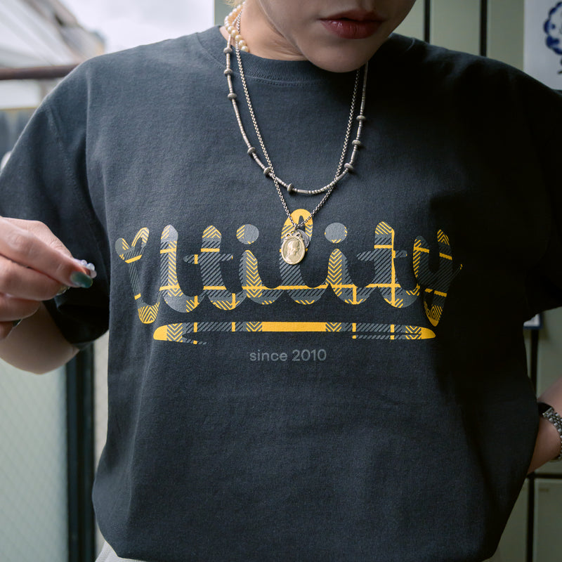 [15th limited] EFFECTEN / Utility Check Logo S/S Tee