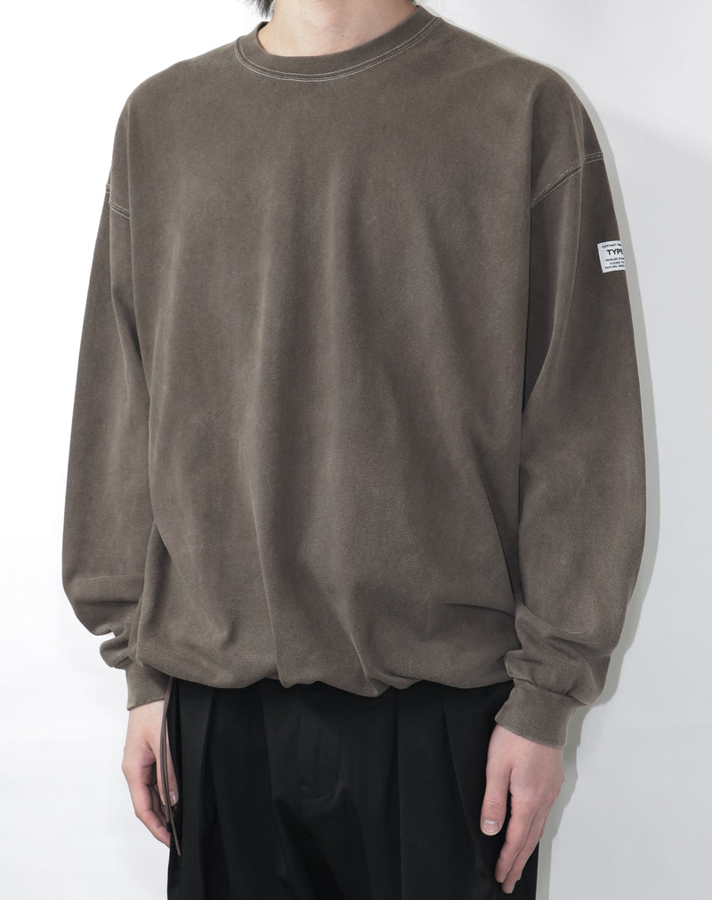 elephant TRIBAL fabrics  / "2025AW" Fade Fat Long T-SH