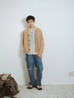 Name. / 2025aw MOHAIR KNIT CARDIGAN : INSIDE OUT