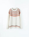 Name. / 2025aw WOOL NORDIC KNIT SWEATER : INSIDE OUT PATTERN
