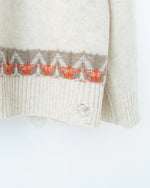 Name. / 2025aw WOOL NORDIC KNIT SWEATER : INSIDE OUT PATTERN