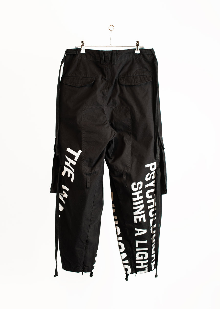 2024ss] SEVESKIG / Typographic Graffiti 6P Pants – utility