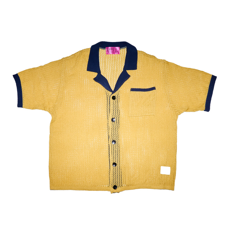 [2025 summer] EFFECTEN / Net knit s/s shirts