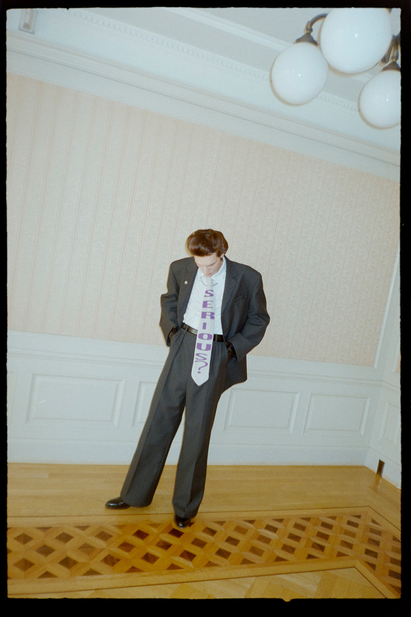 TENDER PERSON(テンダーパーソン) JAQUARD KNIT TIE