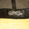 RAKUGAKI RAKUGAKI Main logo Snap Back Cap Black x Gold