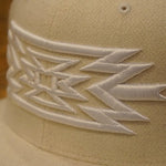 RAKUGAKI Melton Wool ORTEGA SnapBack Cap Natural x White