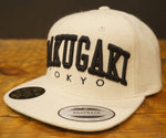 RAKUGAKI  Melton Wool R Logo SnapBack Cap