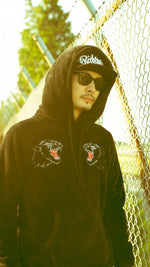 TWIN BLACK PANTHER BOA BIG HOODIE PARKA