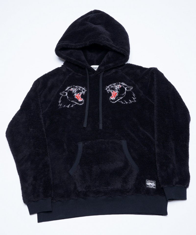 TWIN BLACK PANTHER BOA BIG HOODIE PARKA