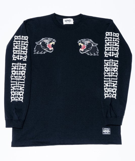 TRIPLE BLACK PANTHER Long T-Shirts