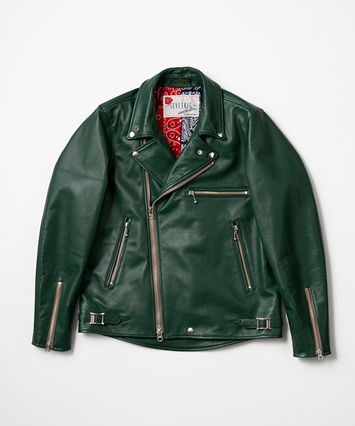 ホリデイ × セヴシグ holiday×SEVESKIG ライダースジャケット SEVESKIG/セブシグ COWHIDE W-RIDERS JACKET │utility