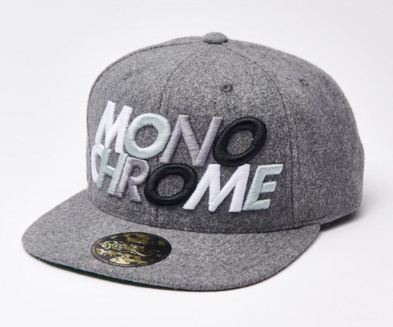 [2019aw] RAKUGAKI(ラクガキ) / 2019"MONOCHROME" Melton Wool Snap Back Cap