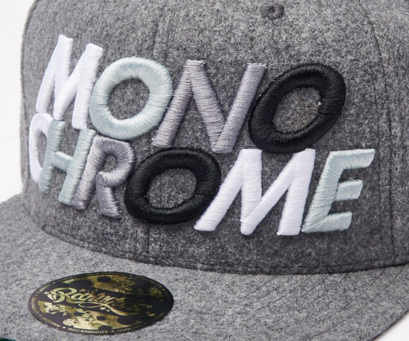 [2019aw] RAKUGAKI(ラクガキ) / 2019"MONOCHROME" Melton Wool Snap Back Cap