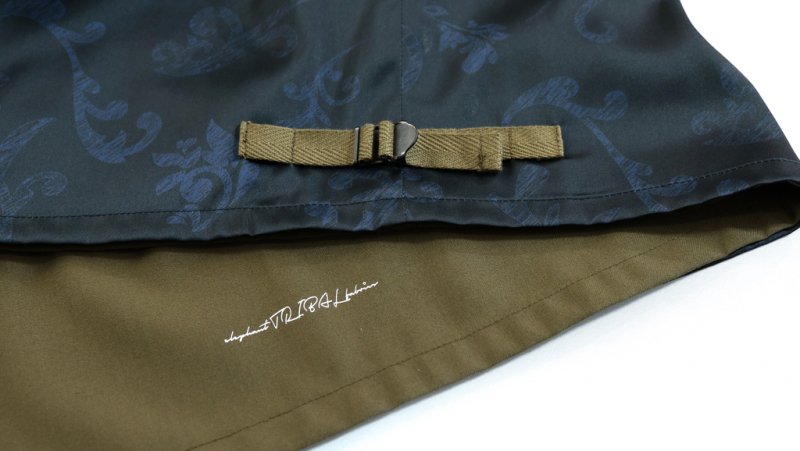 新春SALE elephant TRIBAL fabrics (エレファントトライバルファブリックス ) / Reversible fatigue JKT KHAKI (バロック柄)