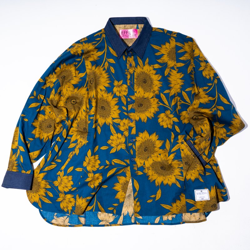 [2022ss] EFFECTEN(エフェクテン)botanical wide shirts