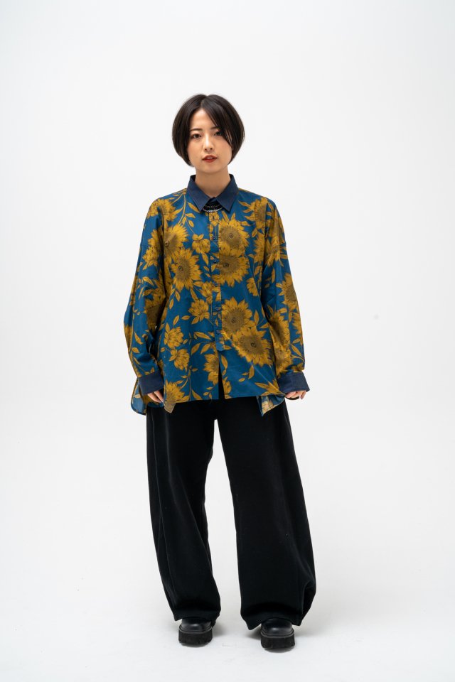 [2022ss] EFFECTEN(エフェクテン)botanical wide shirts