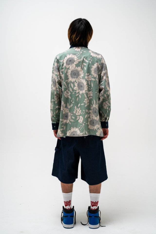 [2022ss] EFFECTEN(エフェクテン)botanical wide shirts