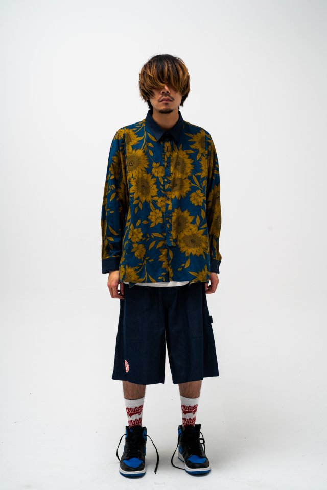 [2022ss] EFFECTEN(エフェクテン)botanical wide shirts