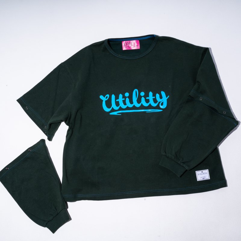 [2022ss] EFFECTEN(エフェクテン) attachment 'utility logo' L/S Tee (無地)