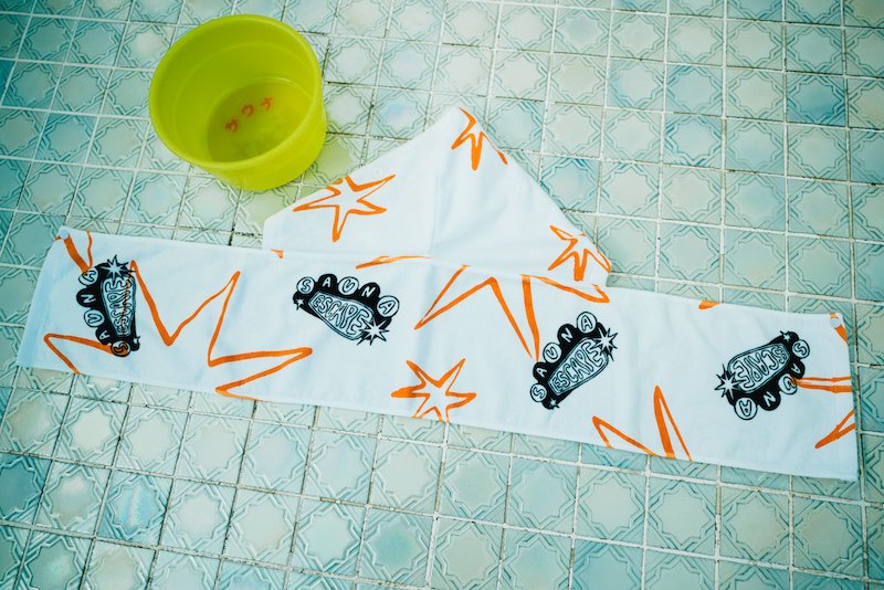 SENTO FOREVER×utility / 「SAUNA ESCAPE」3WAY SAUNA HAT TOWEL