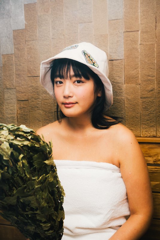 SENTO FOREVER×utility / LINEN TULIP SAUNA HAT