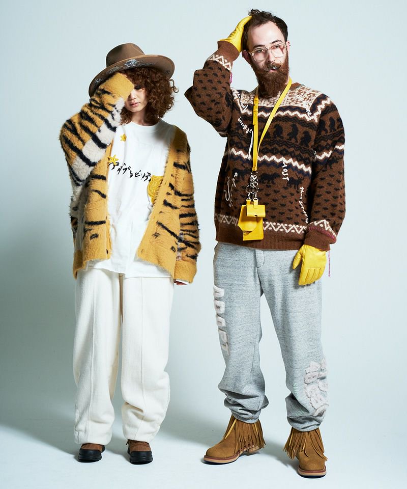 [予約商品2022aw] SEVESKIG/セブシグ/  Silk Fleece Pants Ver.Ska