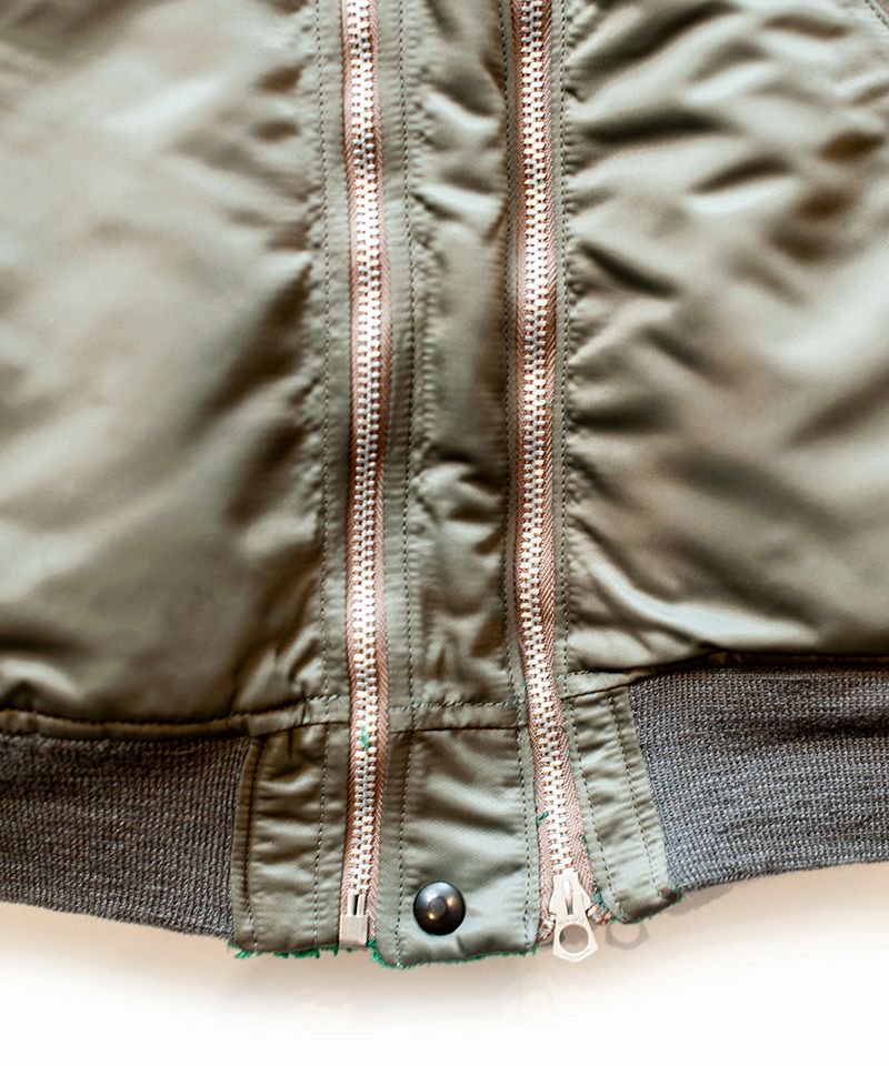 [予約商品2022aw] SEVESKIG/セブシグ/  Jacquard pile MA-1-Reversible