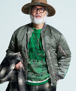[予約商品2022aw] SEVESKIG/セブシグ/  Jacquard pile MA-1-Reversible