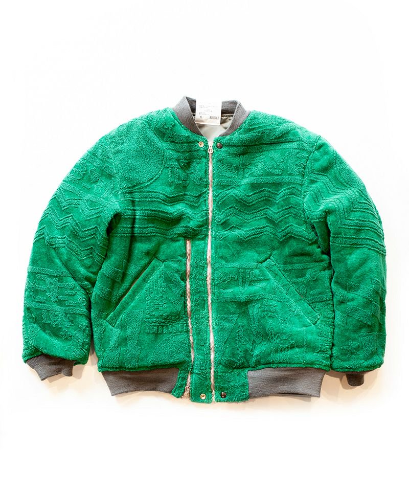 [予約商品2022aw] SEVESKIG/セブシグ/  Jacquard pile MA-1-Reversible