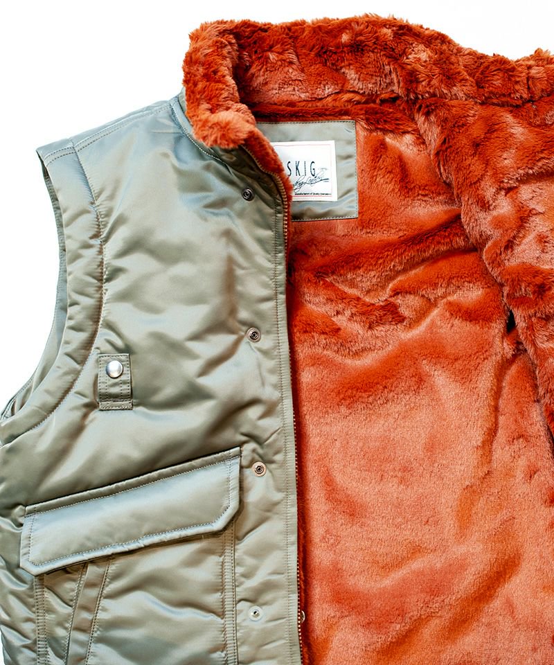 [予約商品2022aw] SEVESKIG/セブシグ/ Heat System Bomber Vest