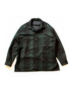 [予約商品2022aw] SEVESKIG/セブシグ/ Embroidery Wool Adapt Shirt