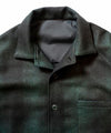 [予約商品2022aw] SEVESKIG/セブシグ/ Embroidery Wool Adapt Shirt