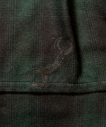 [予約商品2022aw] SEVESKIG/セブシグ/ Embroidery Wool Adapt Shirt