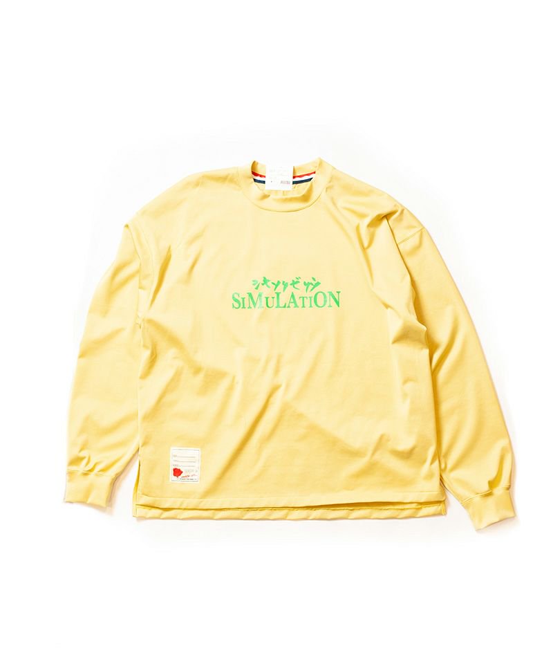 [予約商品2022aw] SEVESKIG/セブシグ/ Applique L-S Tee Ver.Shikisoku-zekuu