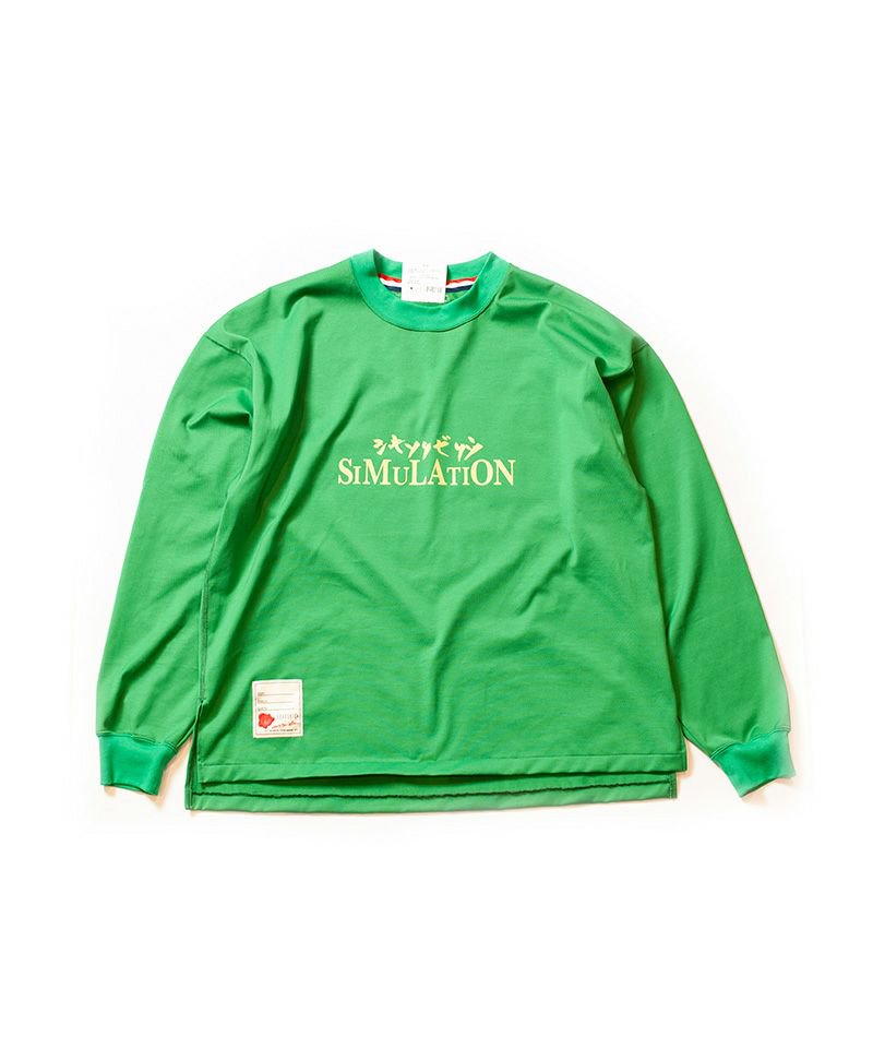 [予約商品2022aw] SEVESKIG/セブシグ/ Applique L-S Tee Ver.Shikisoku-zekuu