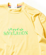 [予約商品2022aw] SEVESKIG/セブシグ/ Applique L-S Tee Ver.Shikisoku-zekuu