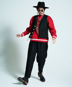 [予約商品2022aw] SEVESKIG/セブシグ/ Embroidery Wool Adapt Pants