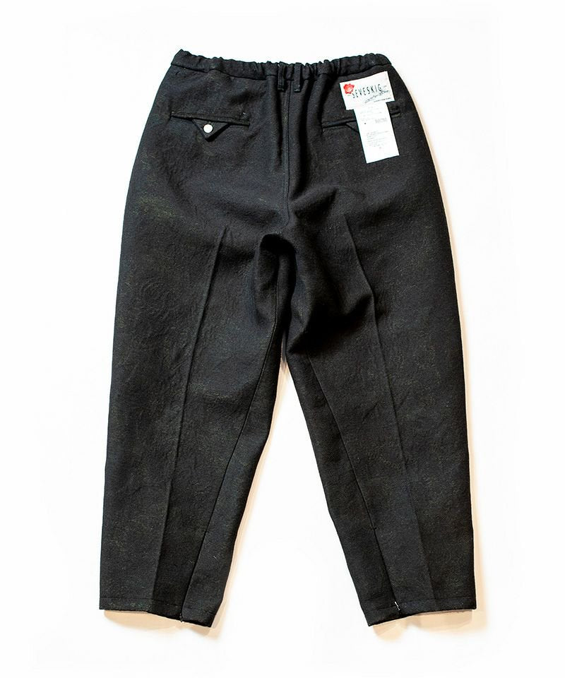 [予約商品2022aw] SEVESKIG/セブシグ/ Embroidery Wool Adapt Pants