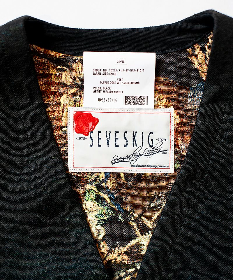 [予約商品2022aw] SEVESKIG/セブシグ/  O.T.G Vest Ver.Sachi RoBOMB