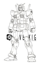 [SALE] SEVESKIG/セブシグ/ "S/SL Tee Shirt " Ver. RX78-2 vs Cucuruz Doan's ZAKUⅡ